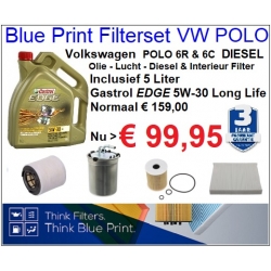 Blue Print Filter aktie Polo 6R - 6C